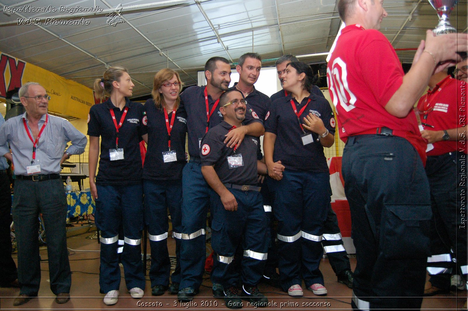 Cossato - 3 luglio 2010 - Gara regionale primo soccorso - premiazioni -  Croce Rossa Italiana - Ispettorato Regionale Volontari del Soccorso Piemonte