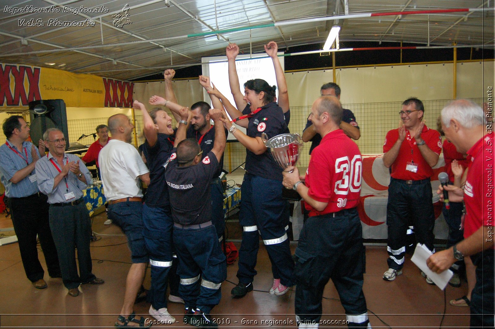 Cossato - 3 luglio 2010 - Gara regionale primo soccorso - premiazioni -  Croce Rossa Italiana - Ispettorato Regionale Volontari del Soccorso Piemonte