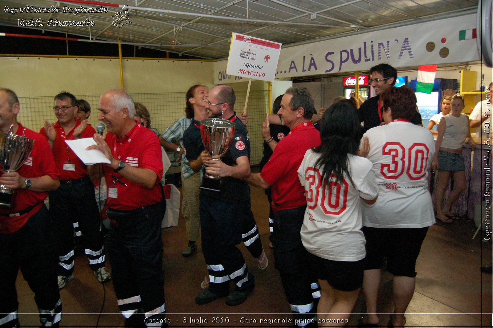 Cossato - 3 luglio 2010 - Gara regionale primo soccorso - premiazioni -  Croce Rossa Italiana - Ispettorato Regionale Volontari del Soccorso Piemonte