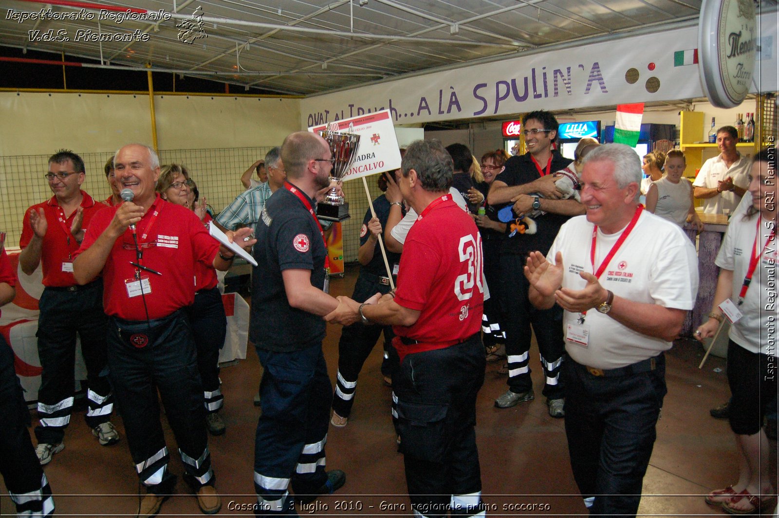 Cossato - 3 luglio 2010 - Gara regionale primo soccorso - premiazioni -  Croce Rossa Italiana - Ispettorato Regionale Volontari del Soccorso Piemonte