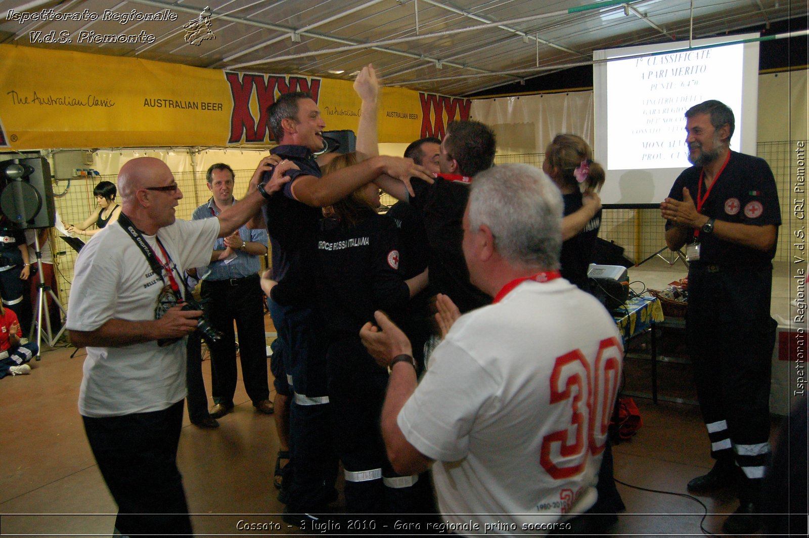 Cossato - 3 luglio 2010 - Gara regionale primo soccorso - premiazioni -  Croce Rossa Italiana - Ispettorato Regionale Volontari del Soccorso Piemonte