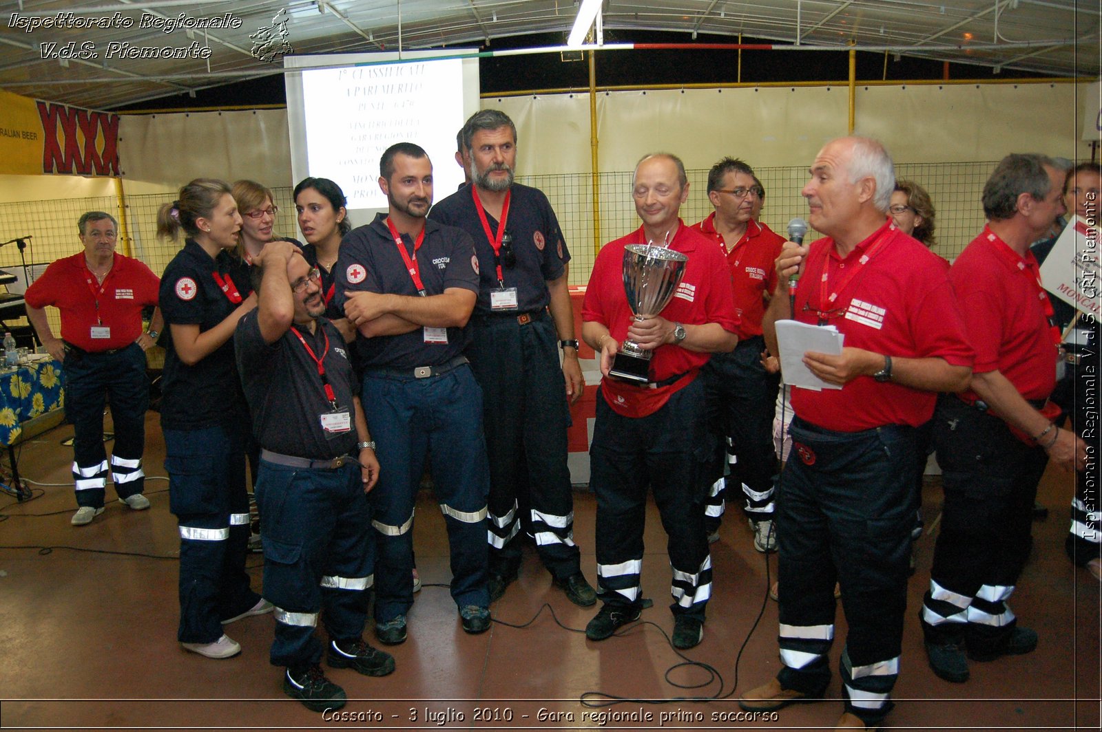 Cossato - 3 luglio 2010 - Gara regionale primo soccorso - premiazioni -  Croce Rossa Italiana - Ispettorato Regionale Volontari del Soccorso Piemonte