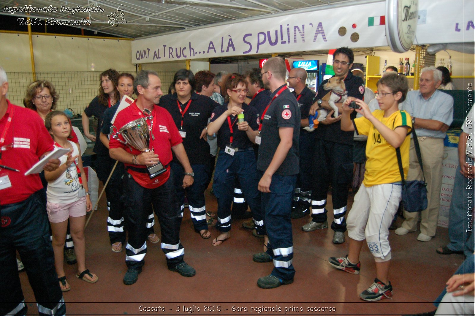 Cossato - 3 luglio 2010 - Gara regionale primo soccorso - premiazioni -  Croce Rossa Italiana - Ispettorato Regionale Volontari del Soccorso Piemonte