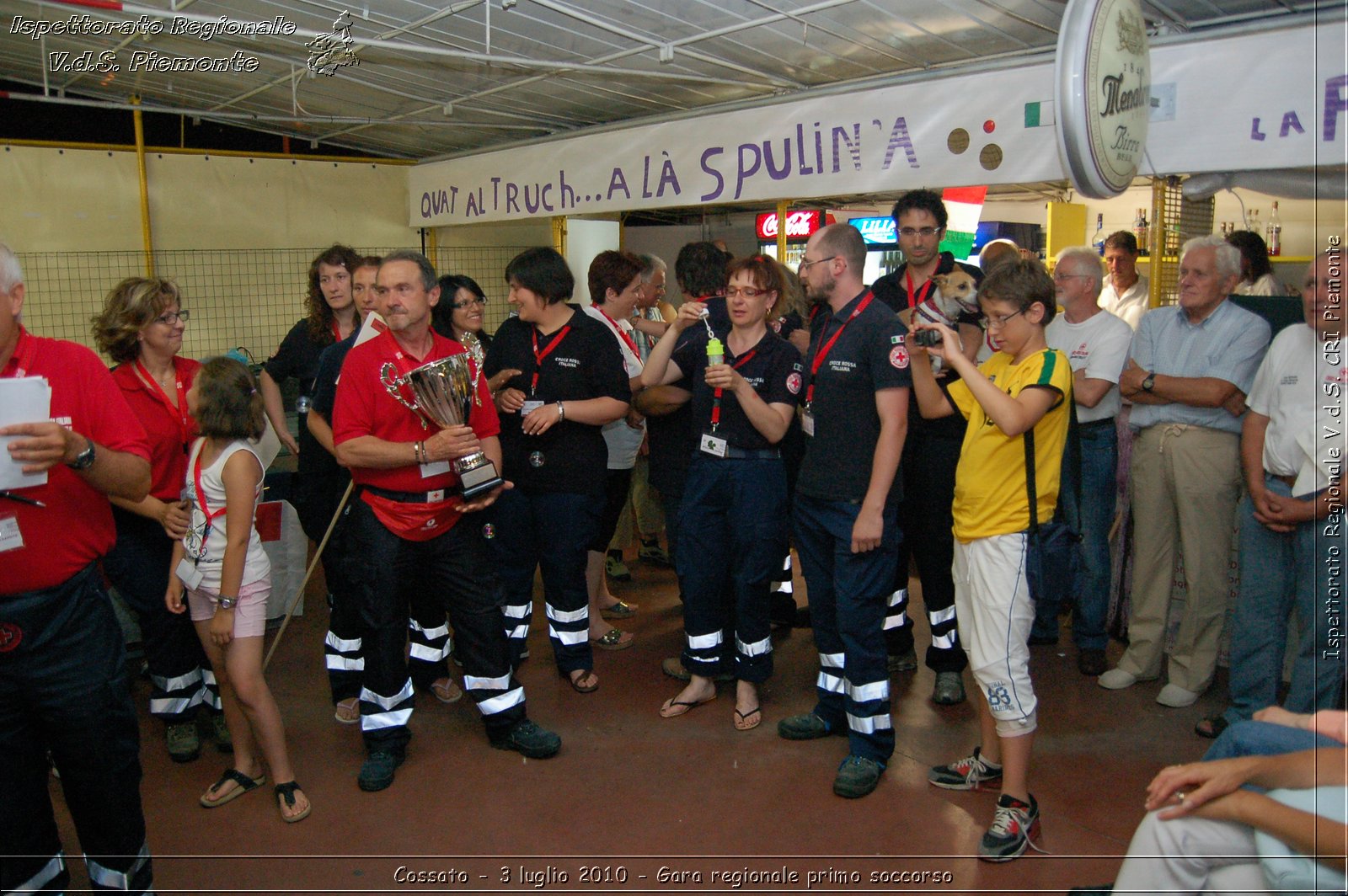 Cossato - 3 luglio 2010 - Gara regionale primo soccorso - premiazioni -  Croce Rossa Italiana - Ispettorato Regionale Volontari del Soccorso Piemonte