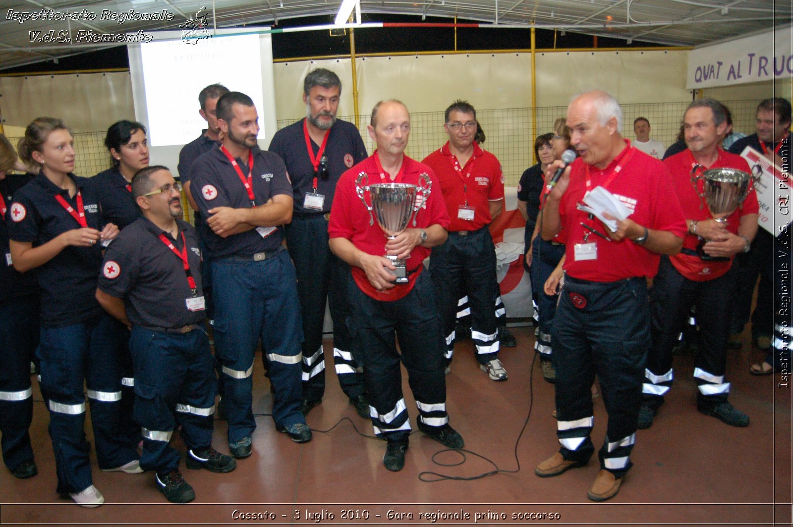 Cossato - 3 luglio 2010 - Gara regionale primo soccorso - premiazioni -  Croce Rossa Italiana - Ispettorato Regionale Volontari del Soccorso Piemonte