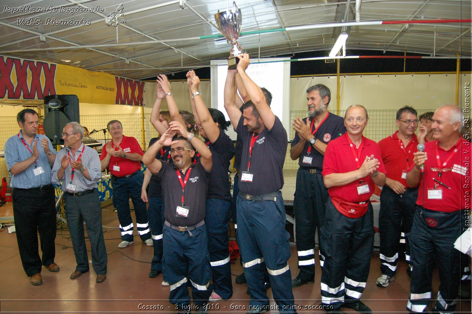 Cossato - 3 luglio 2010 - Gara regionale primo soccorso - premiazioni -  Croce Rossa Italiana - Ispettorato Regionale Volontari del Soccorso Piemonte