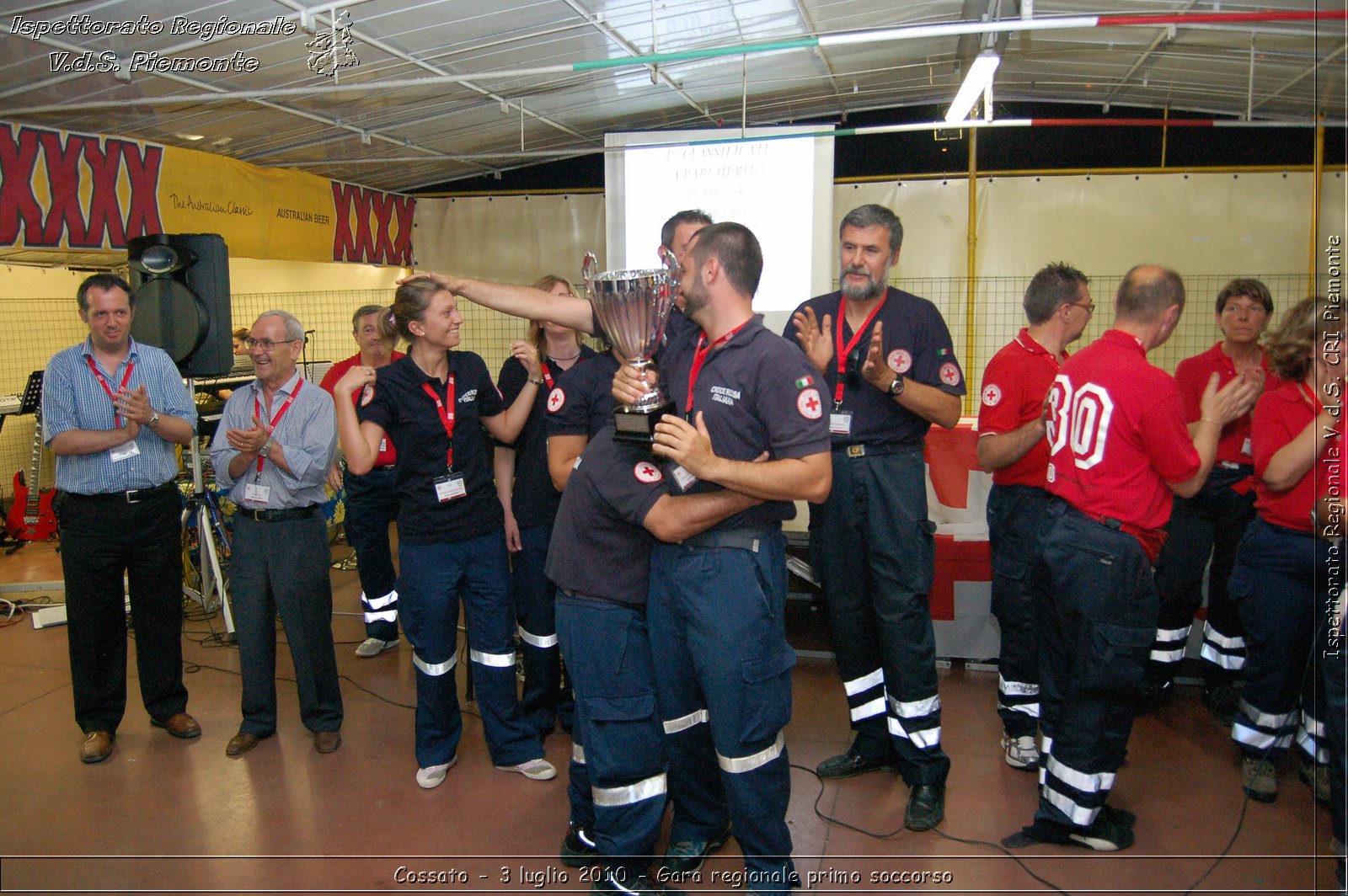 Cossato - 3 luglio 2010 - Gara regionale primo soccorso - premiazioni -  Croce Rossa Italiana - Ispettorato Regionale Volontari del Soccorso Piemonte