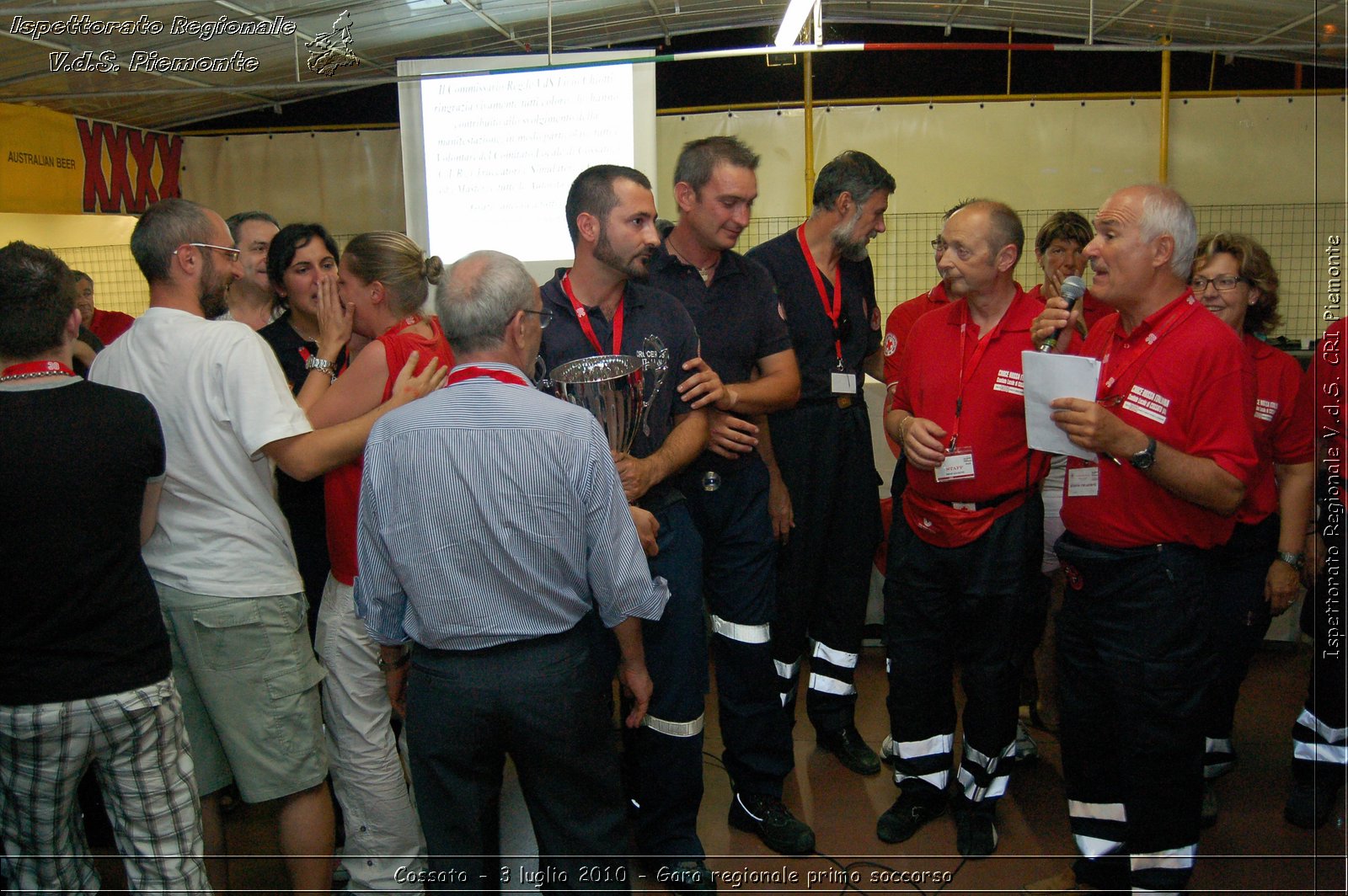 Cossato - 3 luglio 2010 - Gara regionale primo soccorso - premiazioni -  Croce Rossa Italiana - Ispettorato Regionale Volontari del Soccorso Piemonte