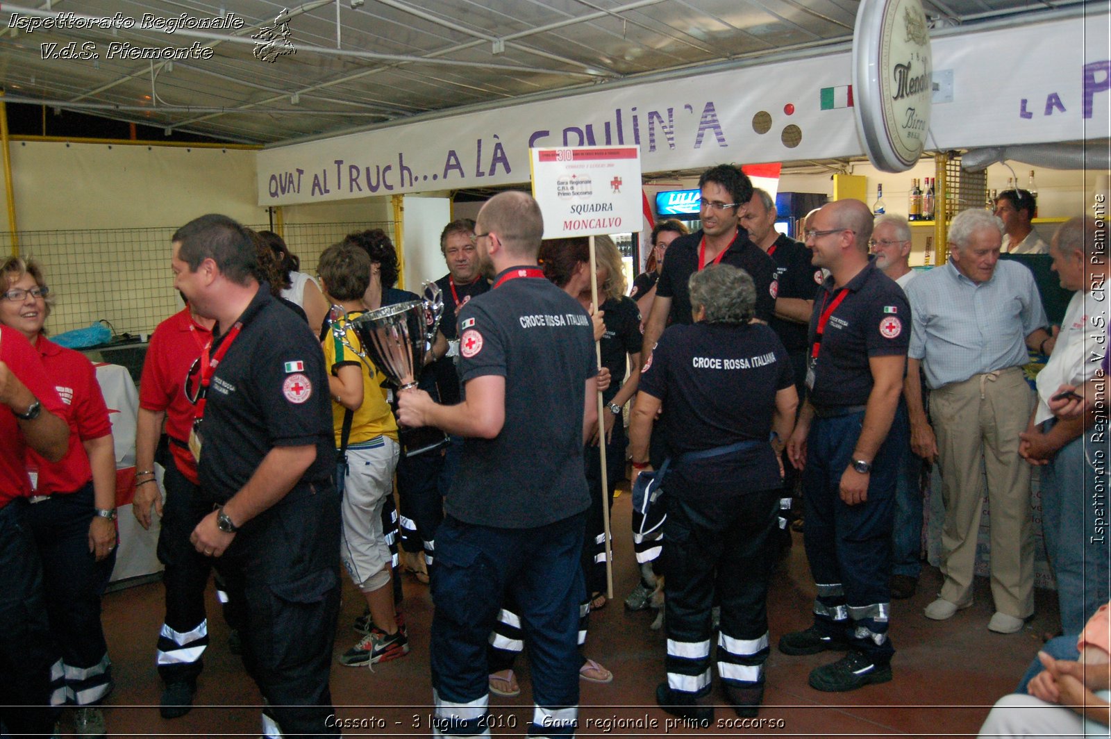 Cossato - 3 luglio 2010 - Gara regionale primo soccorso - premiazioni -  Croce Rossa Italiana - Ispettorato Regionale Volontari del Soccorso Piemonte