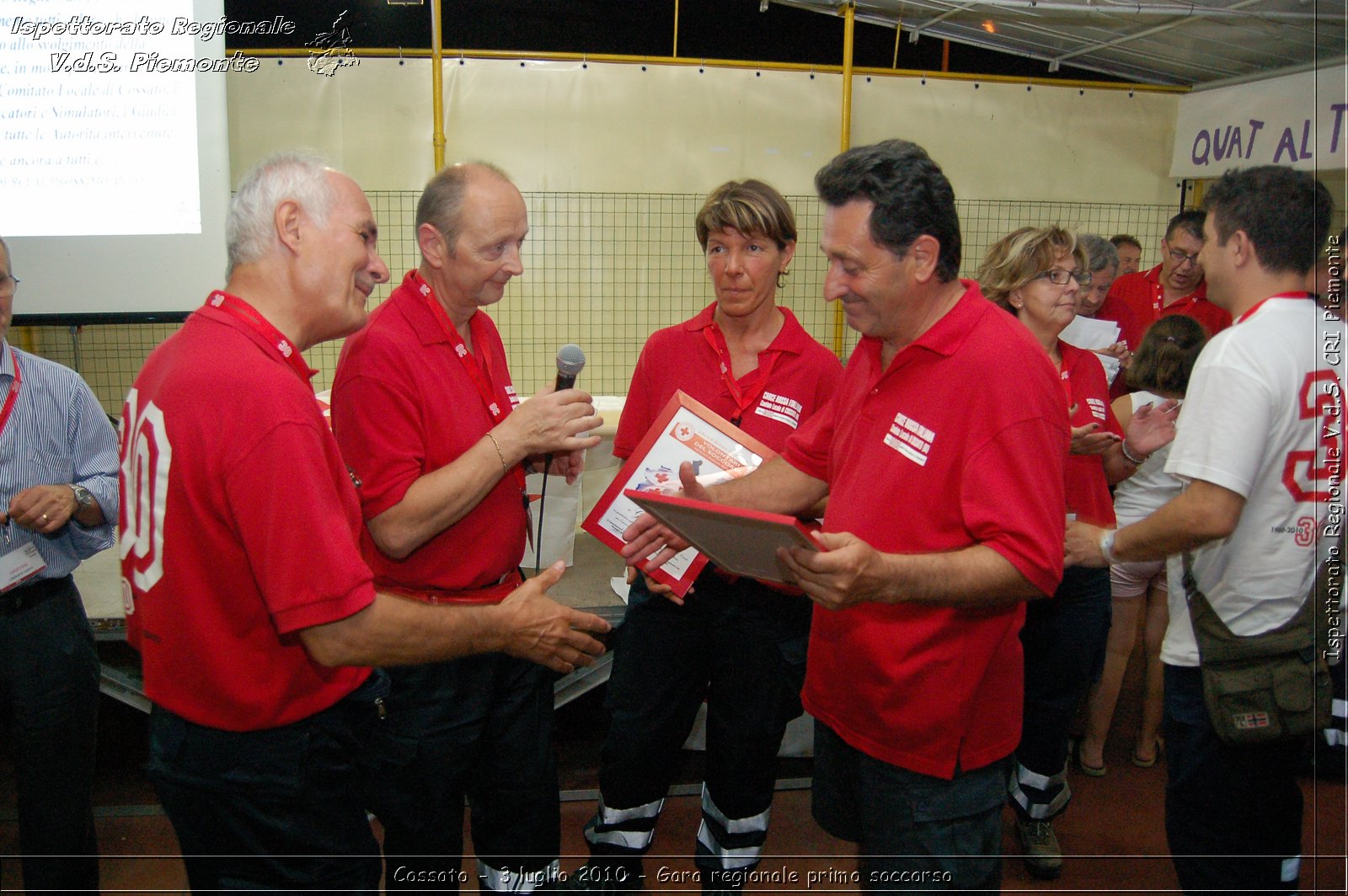 Cossato - 3 luglio 2010 - Gara regionale primo soccorso - premiazioni -  Croce Rossa Italiana - Ispettorato Regionale Volontari del Soccorso Piemonte