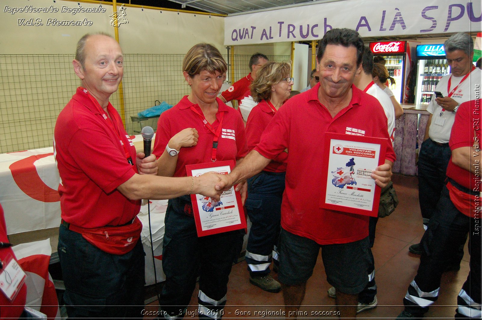 Cossato - 3 luglio 2010 - Gara regionale primo soccorso - premiazioni -  Croce Rossa Italiana - Ispettorato Regionale Volontari del Soccorso Piemonte