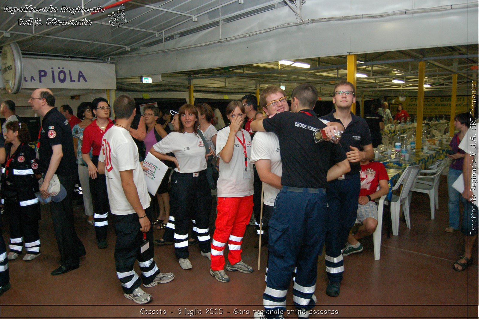 Cossato - 3 luglio 2010 - Gara regionale primo soccorso - premiazioni -  Croce Rossa Italiana - Ispettorato Regionale Volontari del Soccorso Piemonte