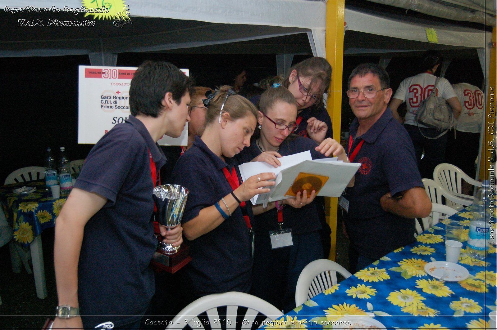 Cossato - 3 luglio 2010 - Gara regionale primo soccorso - premiazioni -  Croce Rossa Italiana - Ispettorato Regionale Volontari del Soccorso Piemonte