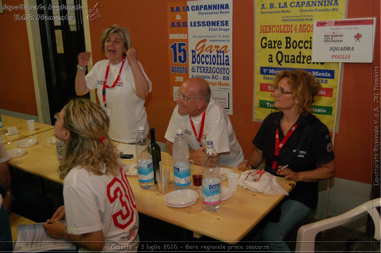 Cossato - 3 luglio 2010 - Gara regionale primo soccorso - premiazioni -  Croce Rossa Italiana - Ispettorato Regionale Volontari del Soccorso Piemonte