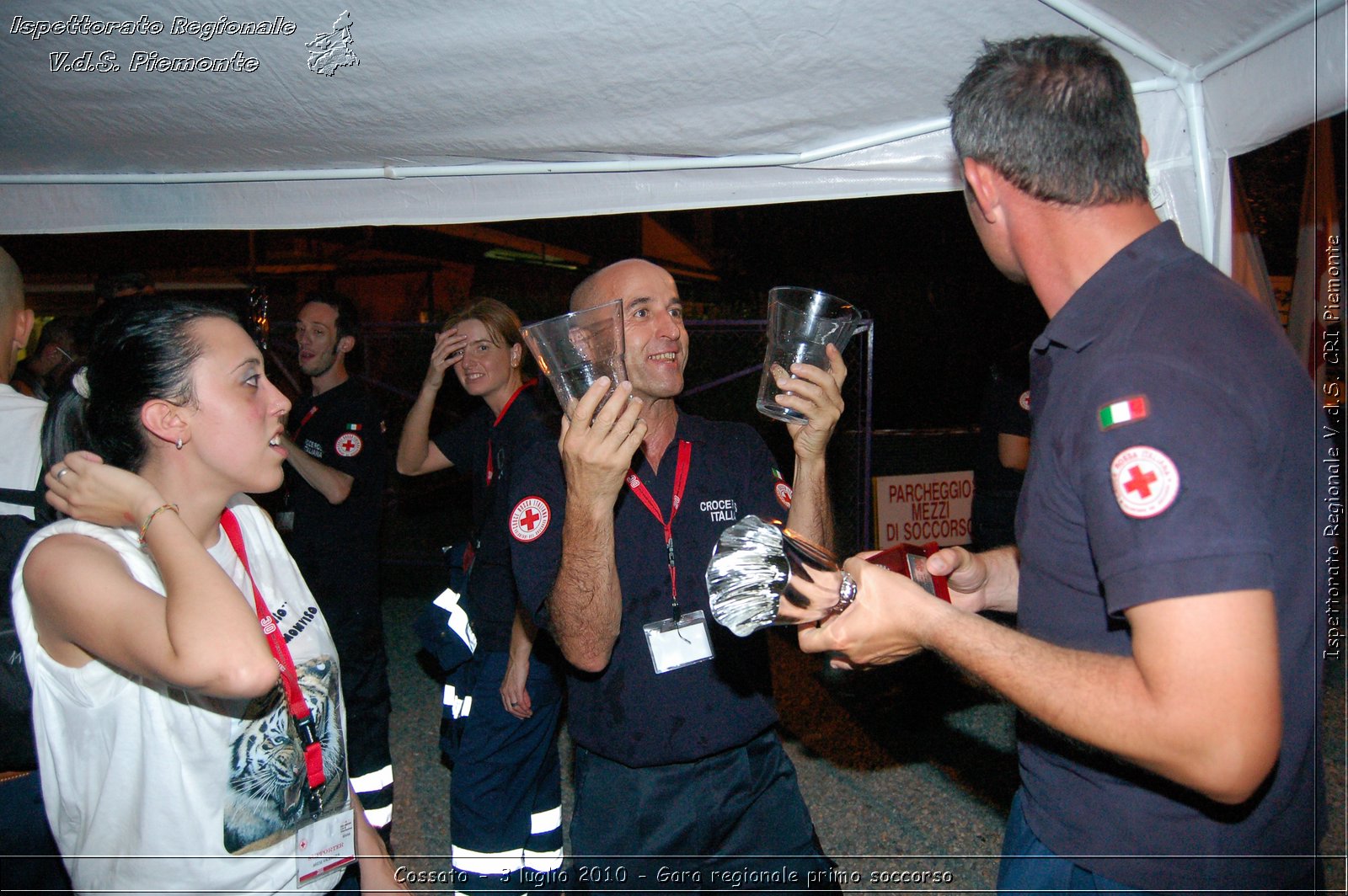 Cossato - 3 luglio 2010 - Gara regionale primo soccorso - premiazioni -  Croce Rossa Italiana - Ispettorato Regionale Volontari del Soccorso Piemonte