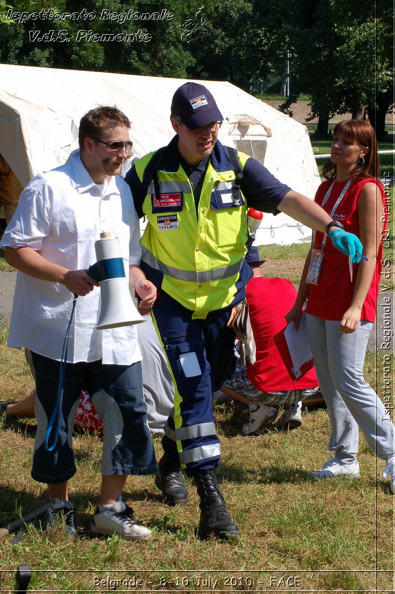 FACE 2010 - First Aid Convention in Europe 8-11 July 2010 Belgrade -  Croce Rossa Italiana - Ispettorato Regionale Volontari del Soccorso Piemonte