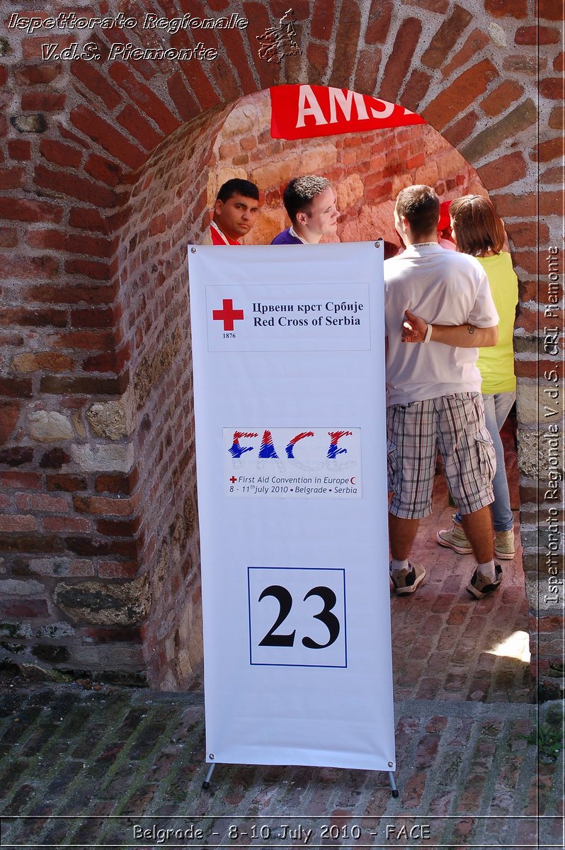 FACE 2010 - First Aid Convention in Europe 8-11 July 2010 Belgrade -  Croce Rossa Italiana - Ispettorato Regionale Volontari del Soccorso Piemonte