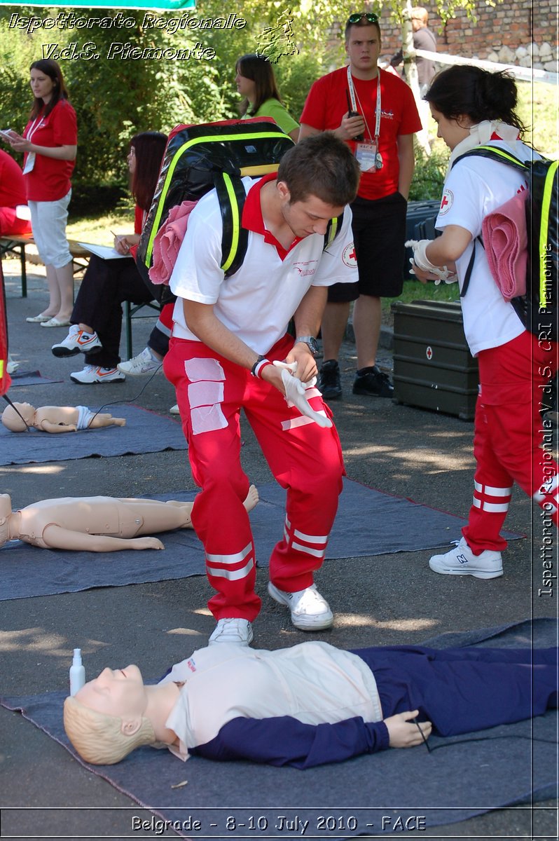 FACE 2010 - First Aid Convention in Europe 8-11 July 2010 Belgrade -  Croce Rossa Italiana - Ispettorato Regionale Volontari del Soccorso Piemonte