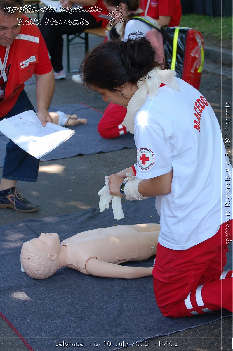 FACE 2010 - First Aid Convention in Europe 8-11 July 2010 Belgrade -  Croce Rossa Italiana - Ispettorato Regionale Volontari del Soccorso Piemonte