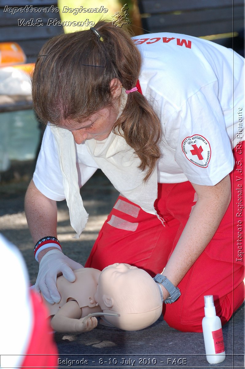 FACE 2010 - First Aid Convention in Europe 8-11 July 2010 Belgrade -  Croce Rossa Italiana - Ispettorato Regionale Volontari del Soccorso Piemonte