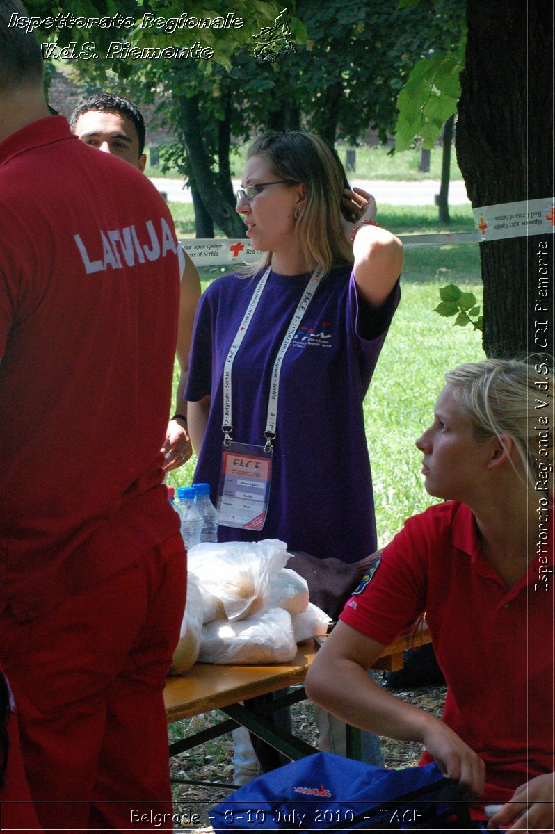 FACE 2010 - First Aid Convention in Europe 8-11 July 2010 Belgrade -  Croce Rossa Italiana - Ispettorato Regionale Volontari del Soccorso Piemonte