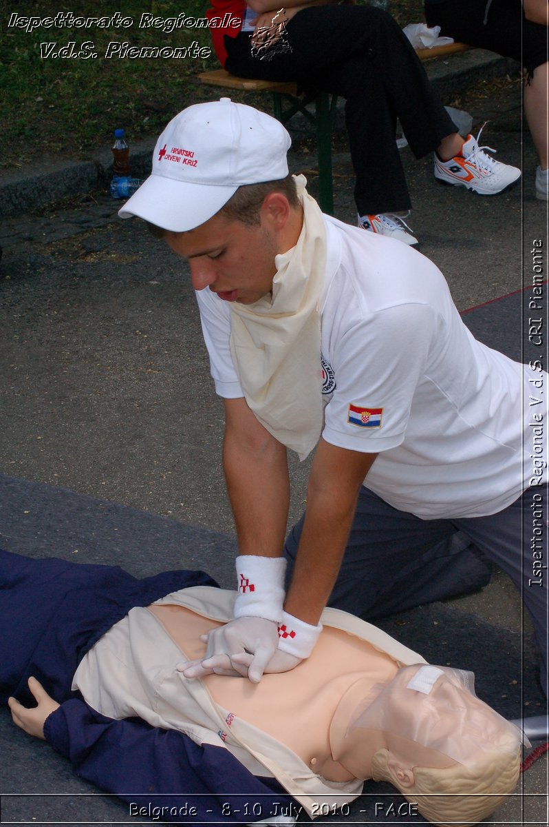 FACE 2010 - First Aid Convention in Europe 8-11 July 2010 Belgrade -  Croce Rossa Italiana - Ispettorato Regionale Volontari del Soccorso Piemonte