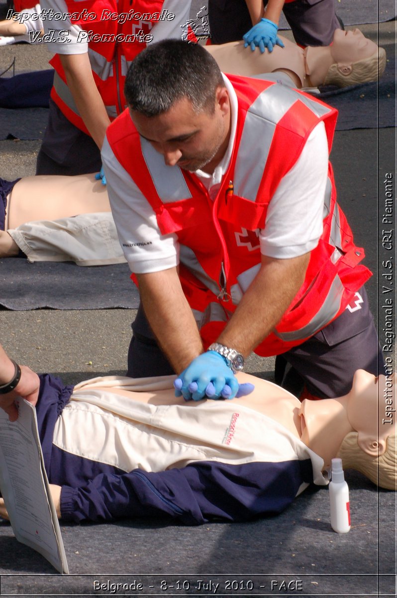 FACE 2010 - First Aid Convention in Europe 8-11 July 2010 Belgrade -  Croce Rossa Italiana - Ispettorato Regionale Volontari del Soccorso Piemonte