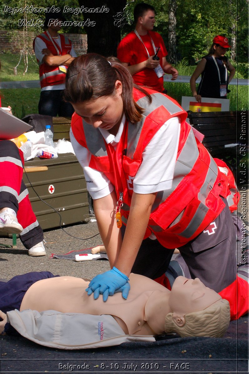 FACE 2010 - First Aid Convention in Europe 8-11 July 2010 Belgrade -  Croce Rossa Italiana - Ispettorato Regionale Volontari del Soccorso Piemonte