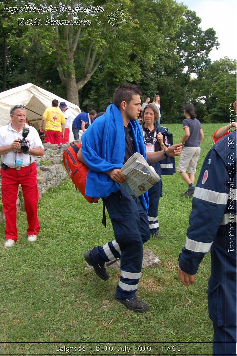 FACE 2010 - First Aid Convention in Europe 8-11 July 2010 Belgrade -  Croce Rossa Italiana - Ispettorato Regionale Volontari del Soccorso Piemonte