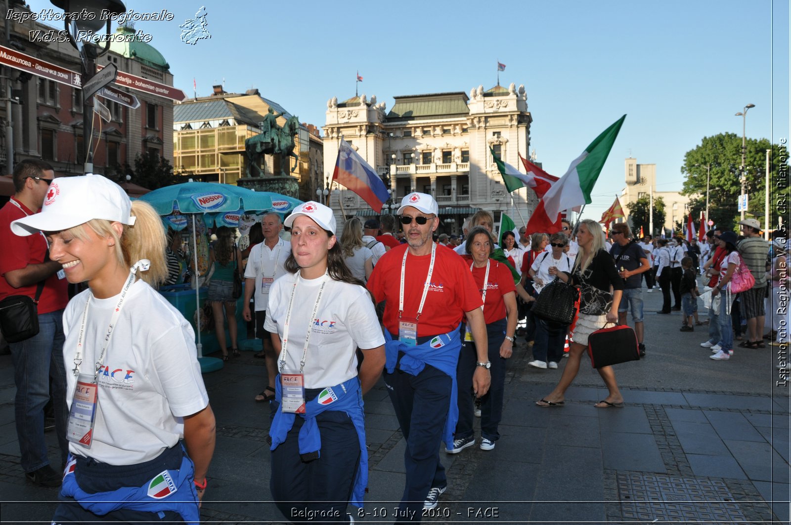 FACE 2010 - First Aid Convention in Europe 8-11 July 2010 Belgrade -  Croce Rossa Italiana - Ispettorato Regionale Volontari del Soccorso Piemonte