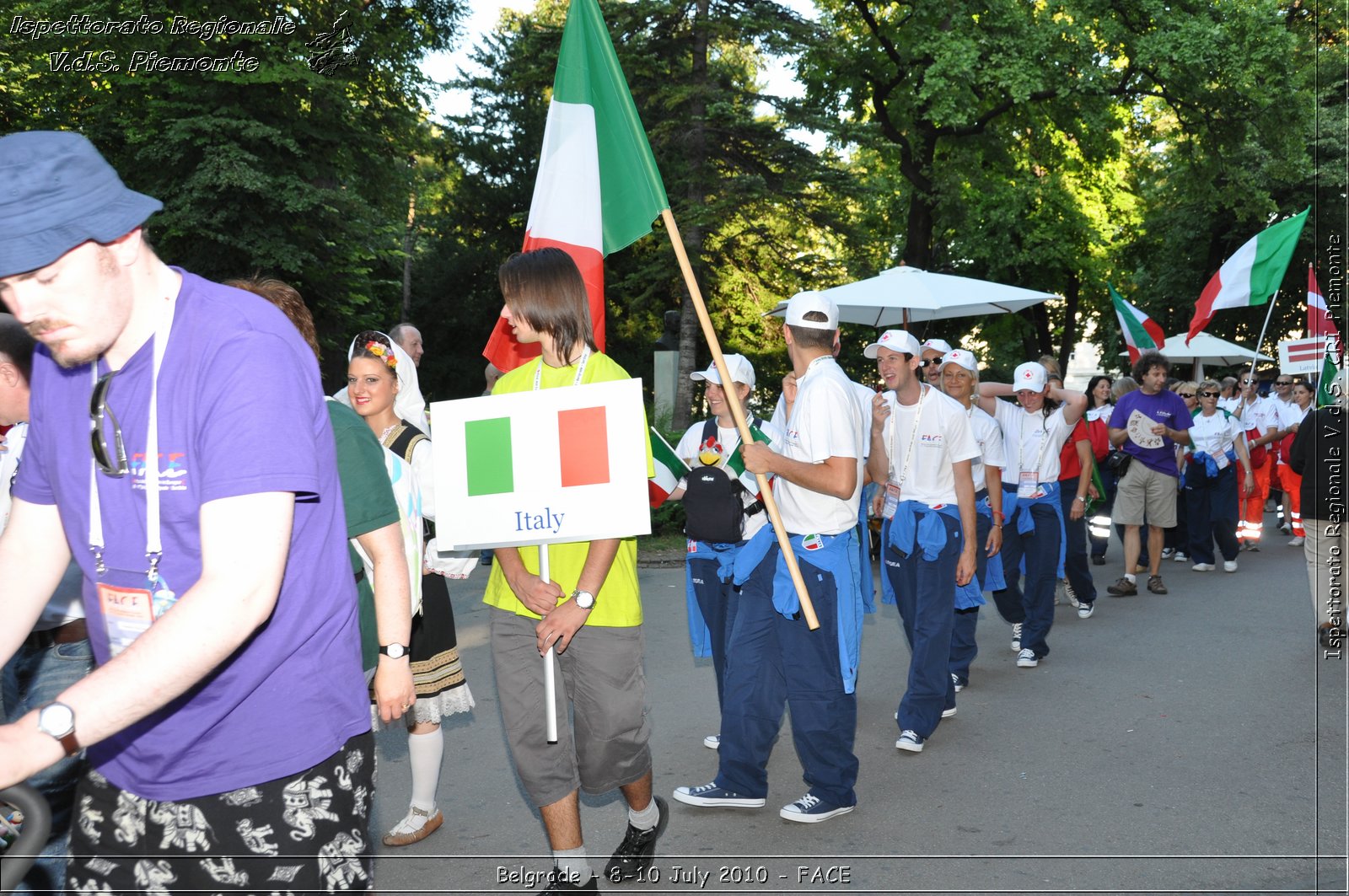 FACE 2010 - First Aid Convention in Europe 8-11 July 2010 Belgrade -  Croce Rossa Italiana - Ispettorato Regionale Volontari del Soccorso Piemonte