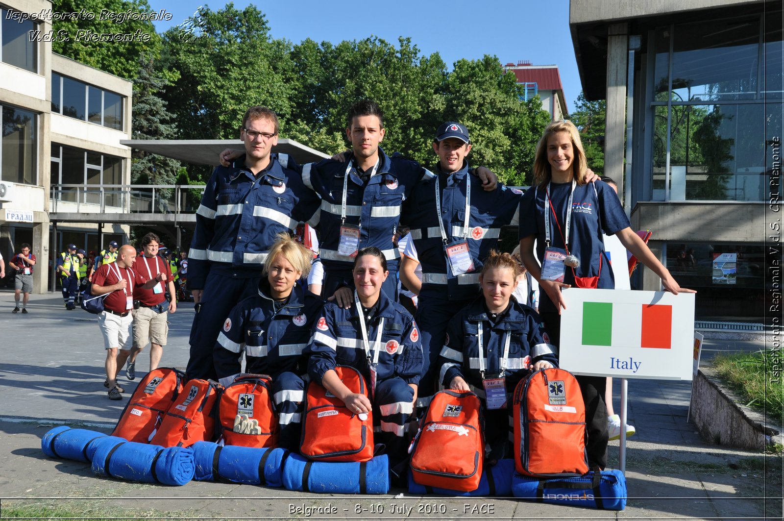 FACE 2010 - First Aid Convention in Europe 8-11 July 2010 Belgrade -  Croce Rossa Italiana - Ispettorato Regionale Volontari del Soccorso Piemonte