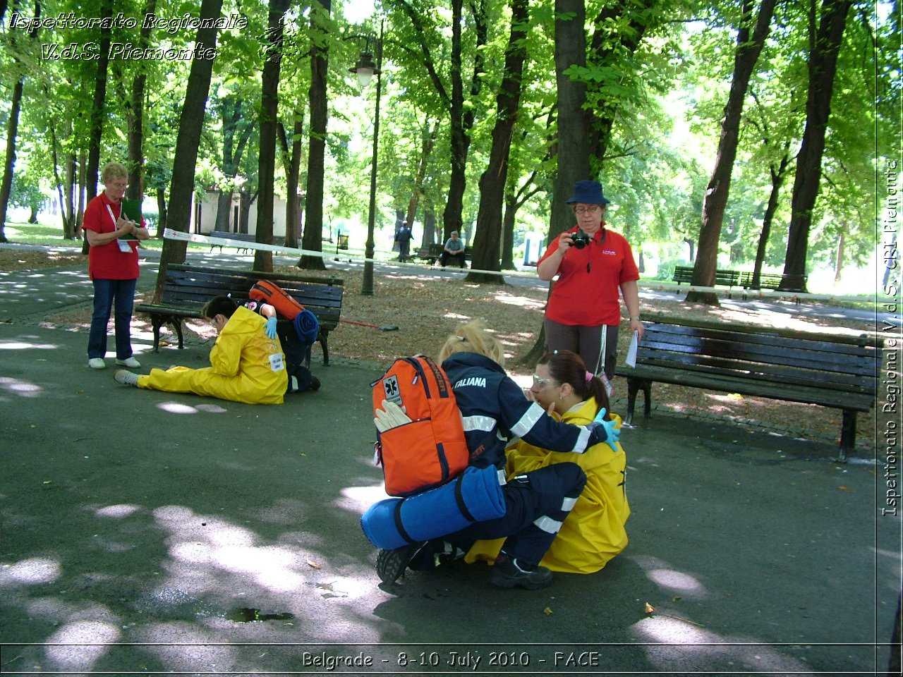 FACE 2010 - First Aid Convention in Europe 8-11 July 2010 Belgrade -  Croce Rossa Italiana - Ispettorato Regionale Volontari del Soccorso Piemonte