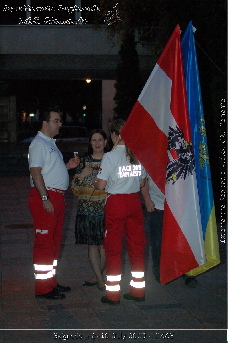 FACE 2010 - First Aid Convention in Europe 8-11 July 2010 Belgrade -  Croce Rossa Italiana - Ispettorato Regionale Volontari del Soccorso Piemonte