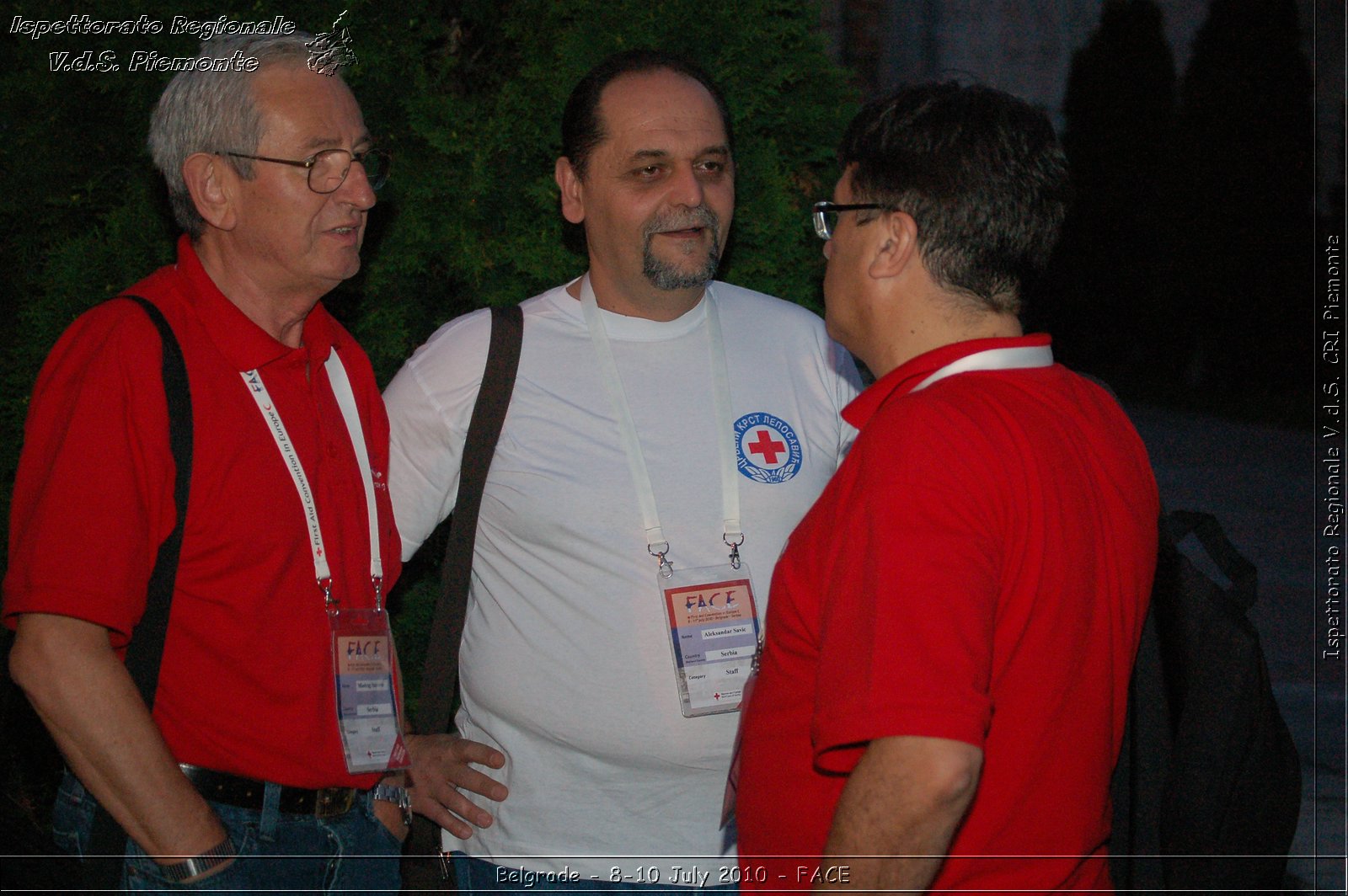 FACE 2010 - First Aid Convention in Europe 8-11 July 2010 Belgrade -  Croce Rossa Italiana - Ispettorato Regionale Volontari del Soccorso Piemonte