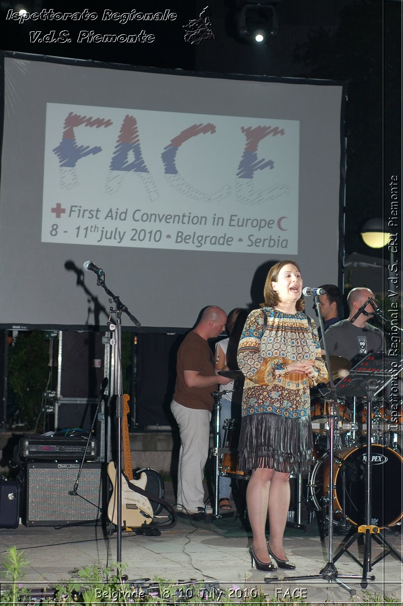 FACE 2010 - First Aid Convention in Europe 8-11 July 2010 Belgrade -  Croce Rossa Italiana - Ispettorato Regionale Volontari del Soccorso Piemonte