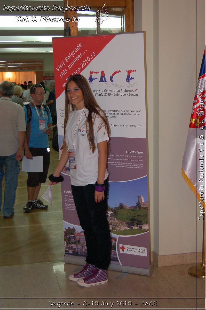 FACE 2010 - First Aid Convention in Europe 8-11 July 2010 Belgrade -  Croce Rossa Italiana - Ispettorato Regionale Volontari del Soccorso Piemonte