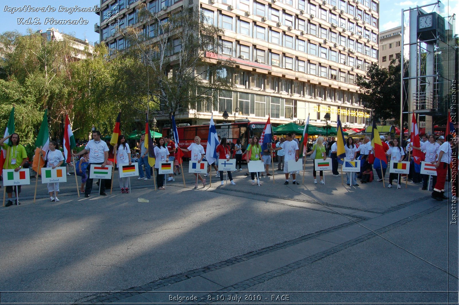 FACE 2010 - First Aid Convention in Europe 8-11 July 2010 Belgrade -  Croce Rossa Italiana - Ispettorato Regionale Volontari del Soccorso Piemonte