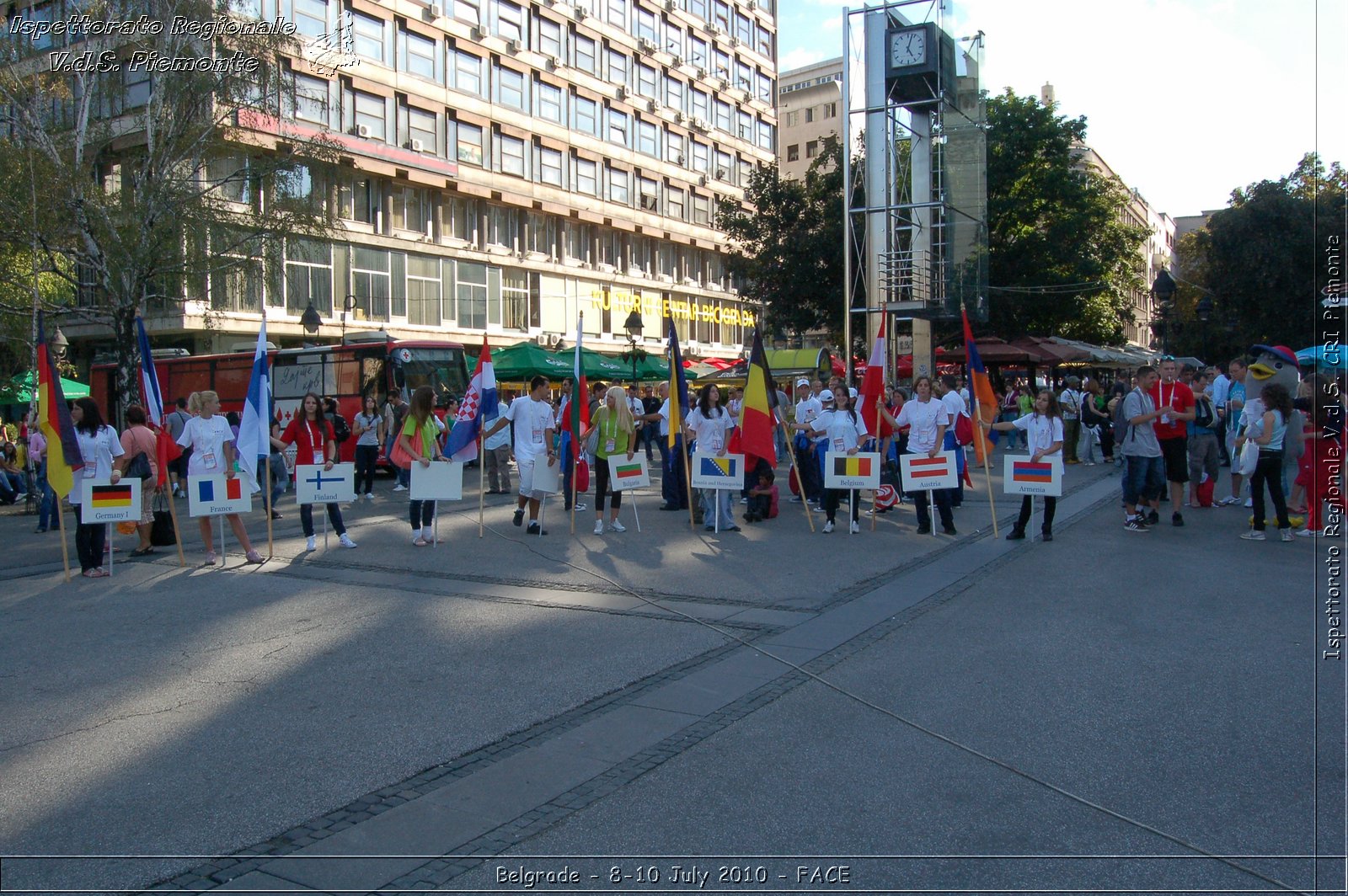 FACE 2010 - First Aid Convention in Europe 8-11 July 2010 Belgrade -  Croce Rossa Italiana - Ispettorato Regionale Volontari del Soccorso Piemonte