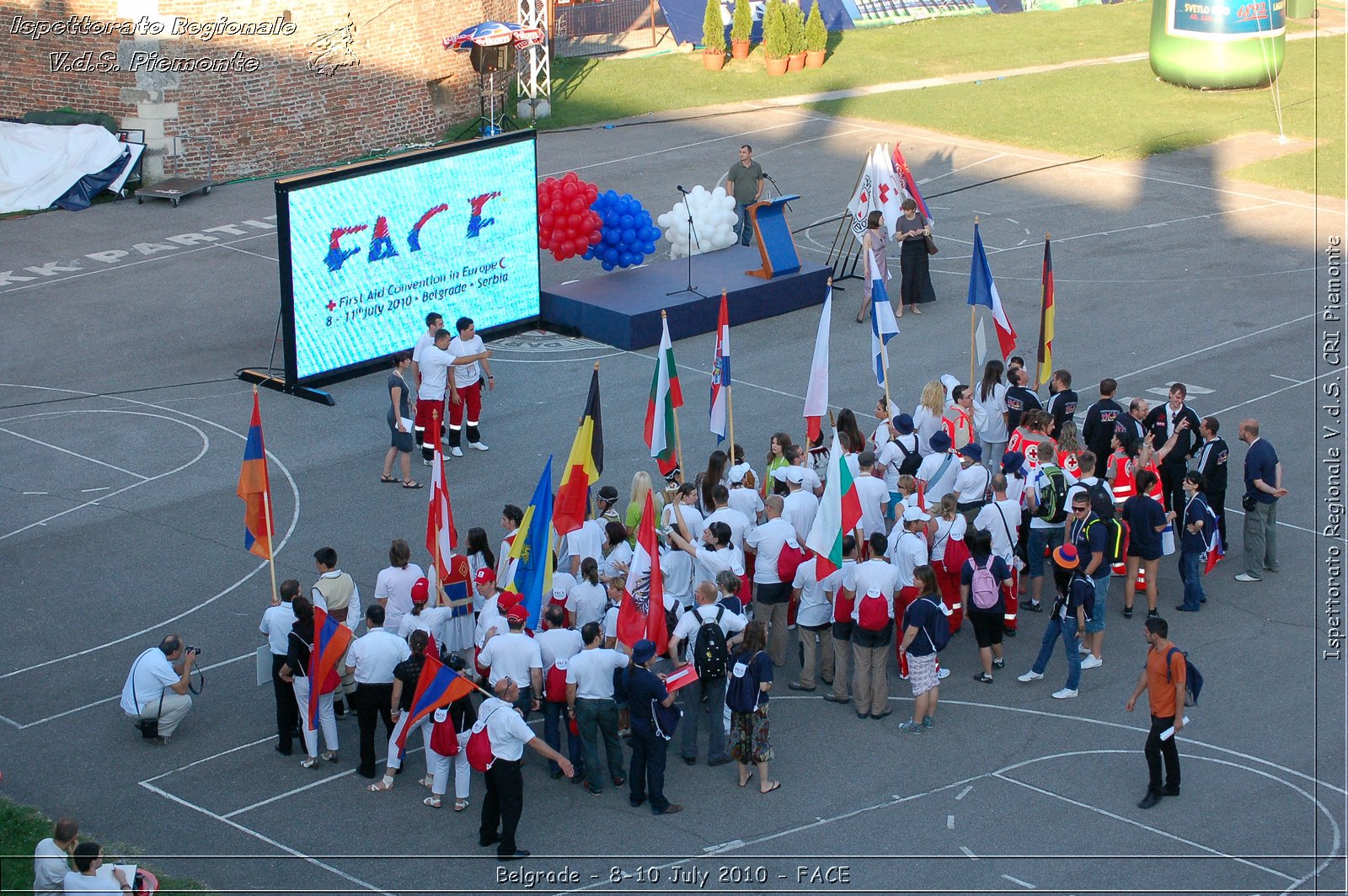 FACE 2010 - First Aid Convention in Europe 8-11 July 2010 Belgrade -  Croce Rossa Italiana - Ispettorato Regionale Volontari del Soccorso Piemonte