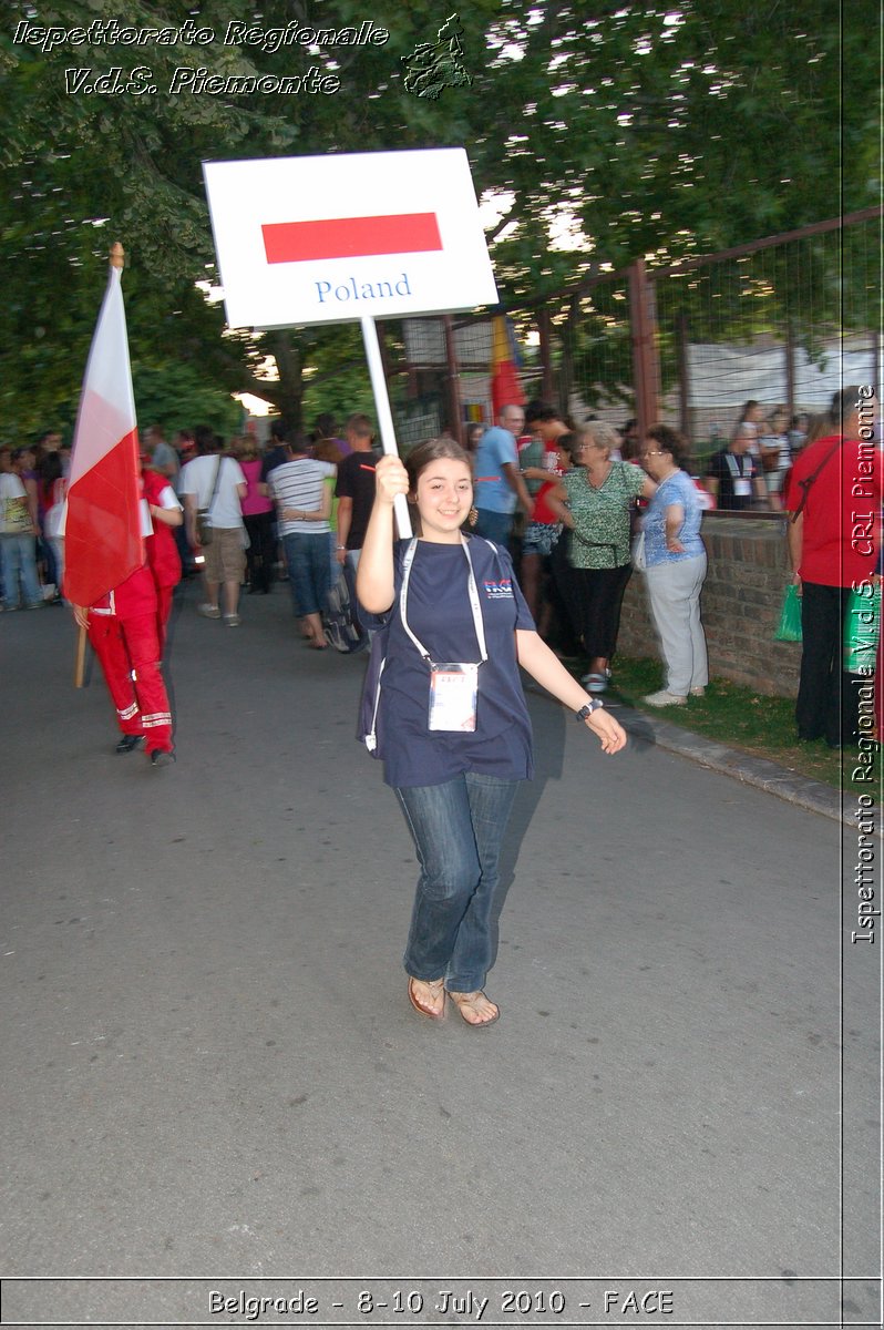 FACE 2010 - First Aid Convention in Europe 8-11 July 2010 Belgrade -  Croce Rossa Italiana - Ispettorato Regionale Volontari del Soccorso Piemonte