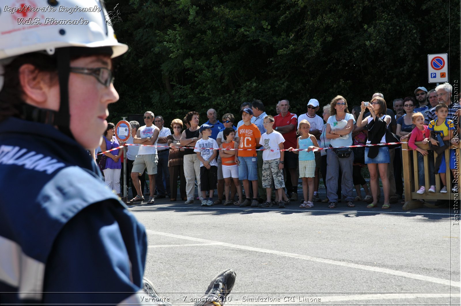 Vernante  - 7 agosto 2010 - Simulazione CRI Limone -  Croce Rossa Italiana - Ispettorato Regionale Volontari del Soccorso Piemonte