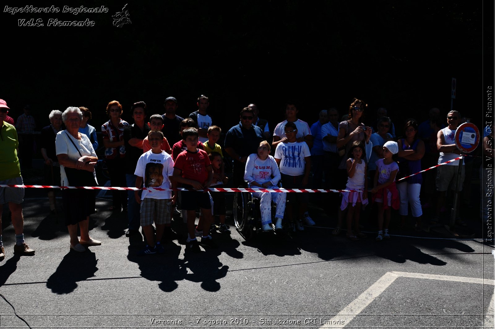 Vernante  - 7 agosto 2010 - Simulazione CRI Limone -  Croce Rossa Italiana - Ispettorato Regionale Volontari del Soccorso Piemonte