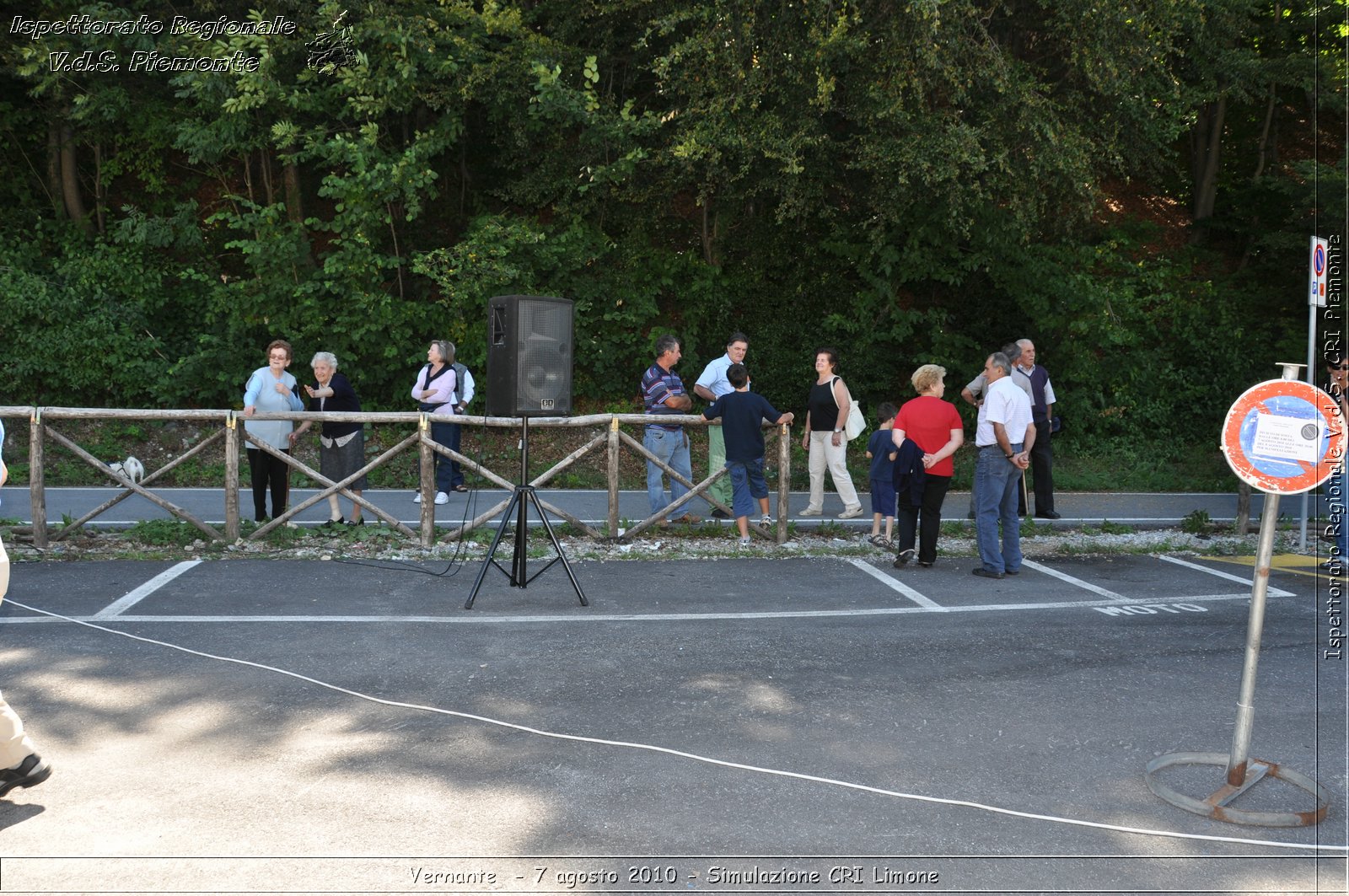 Vernante  - 7 agosto 2010 - Simulazione CRI Limone -  Croce Rossa Italiana - Ispettorato Regionale Volontari del Soccorso Piemonte