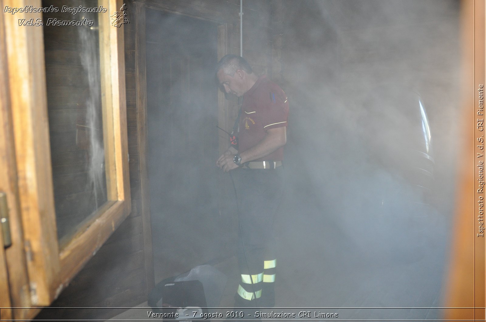 Vernante  - 7 agosto 2010 - Simulazione CRI Limone -  Croce Rossa Italiana - Ispettorato Regionale Volontari del Soccorso Piemonte