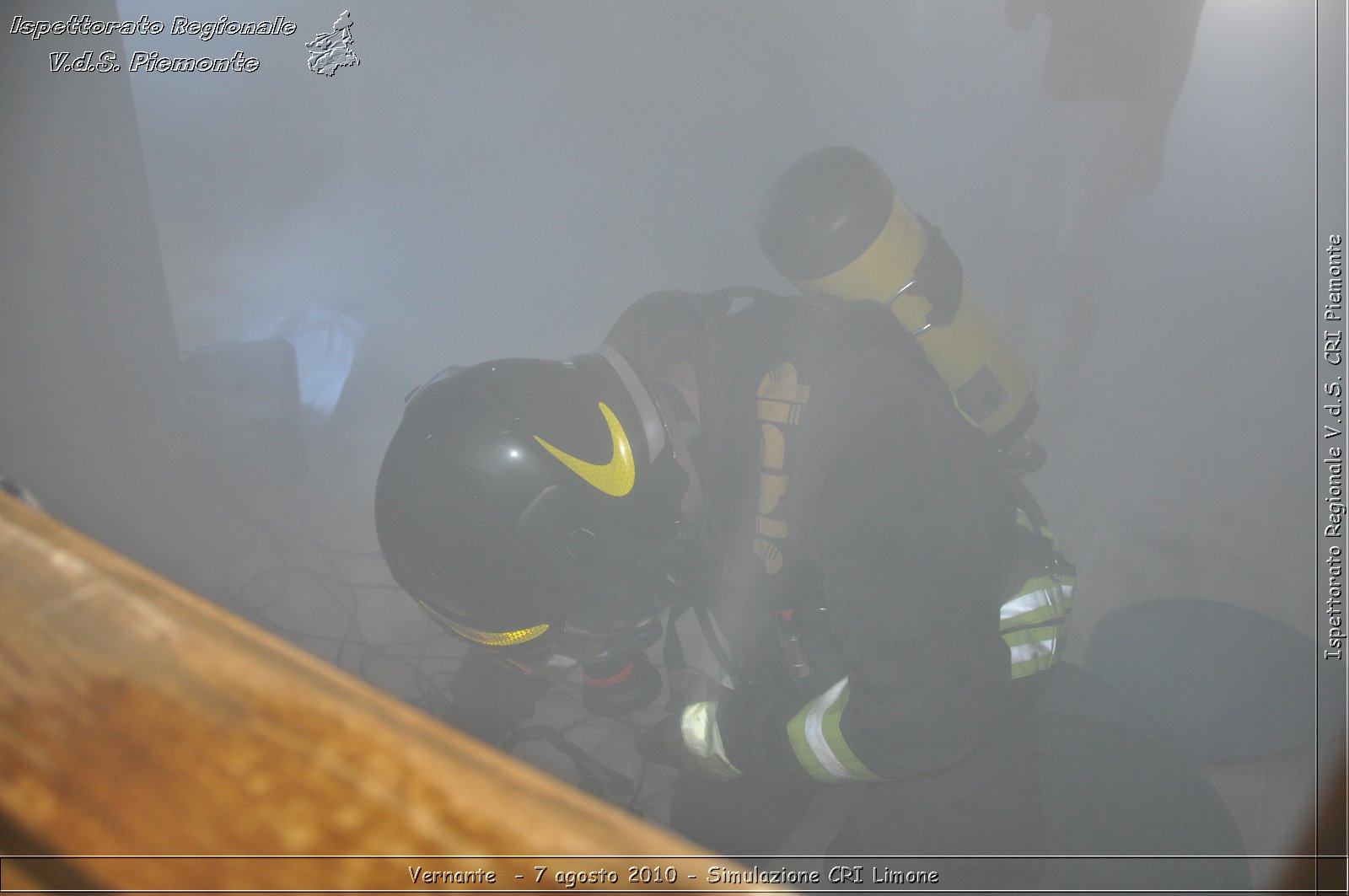 Vernante  - 7 agosto 2010 - Simulazione CRI Limone -  Croce Rossa Italiana - Ispettorato Regionale Volontari del Soccorso Piemonte