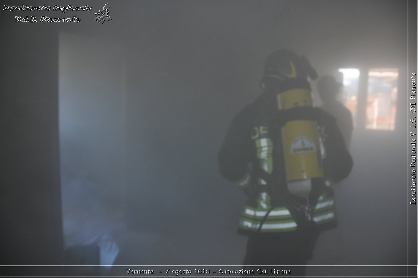 Vernante  - 7 agosto 2010 - Simulazione CRI Limone -  Croce Rossa Italiana - Ispettorato Regionale Volontari del Soccorso Piemonte