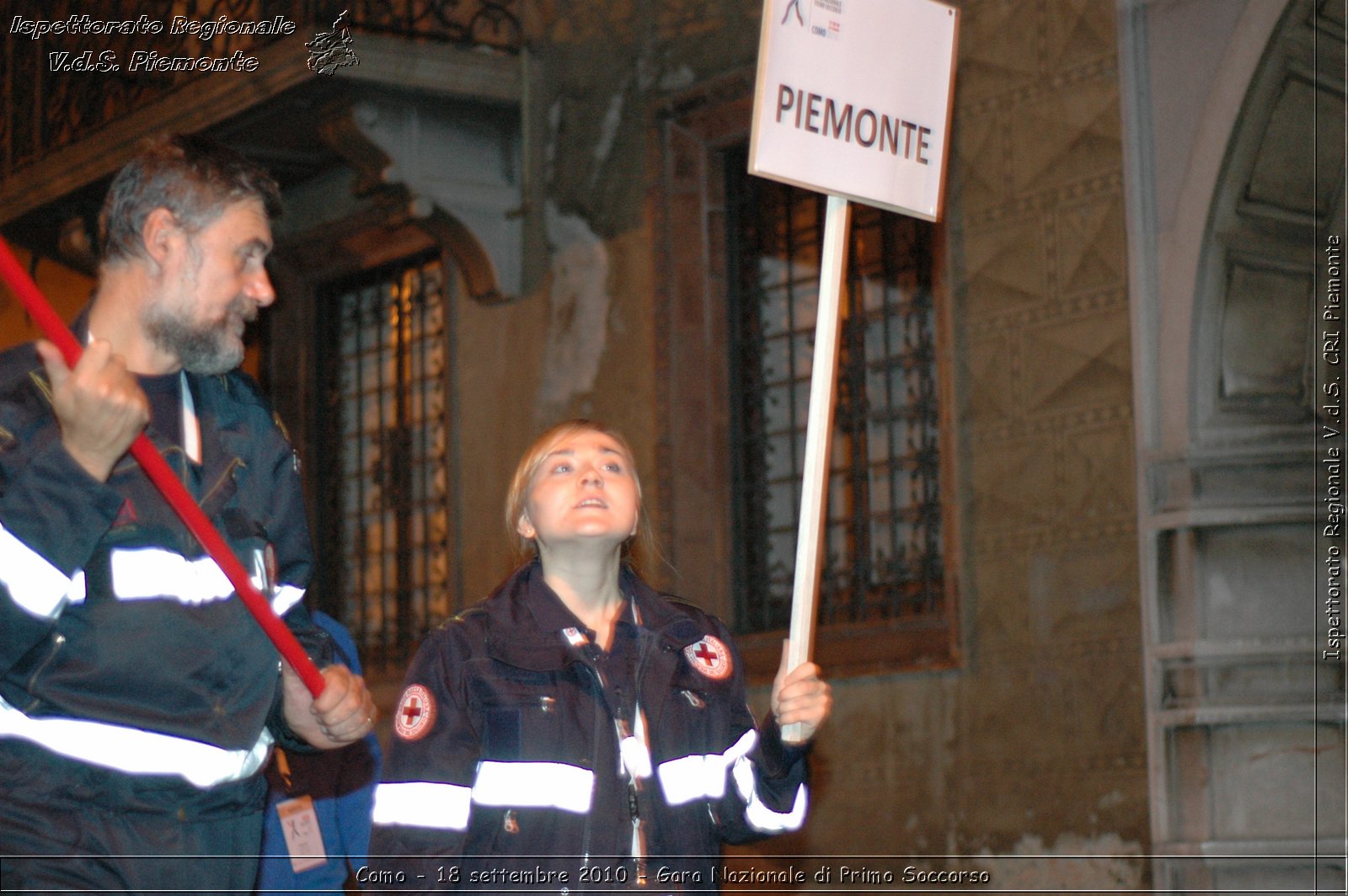 Como - 18 settembre 2010 - Gara Nazionale di Primo Soccorso -  Croce Rossa Italiana - Ispettorato Regionale Volontari del Soccorso Piemonte