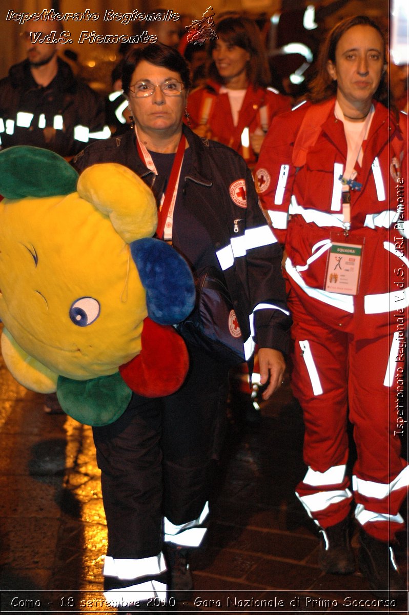 Como - 18 settembre 2010 - Gara Nazionale di Primo Soccorso -  Croce Rossa Italiana - Ispettorato Regionale Volontari del Soccorso Piemonte