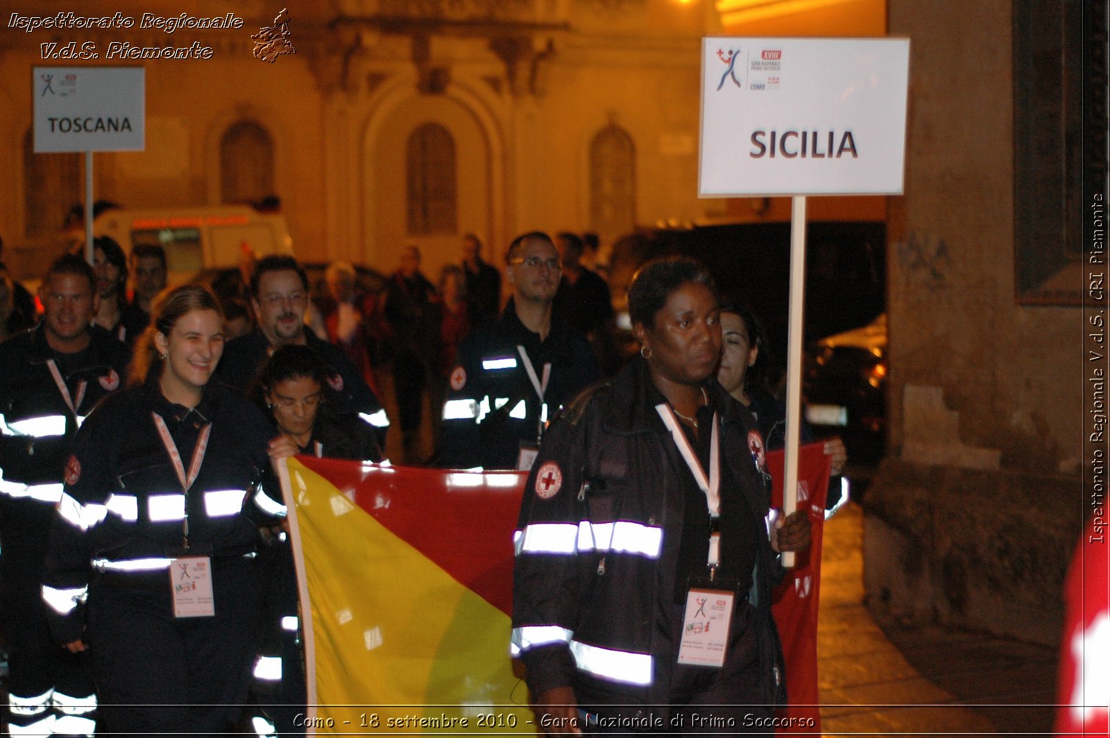 Como - 18 settembre 2010 - Gara Nazionale di Primo Soccorso -  Croce Rossa Italiana - Ispettorato Regionale Volontari del Soccorso Piemonte